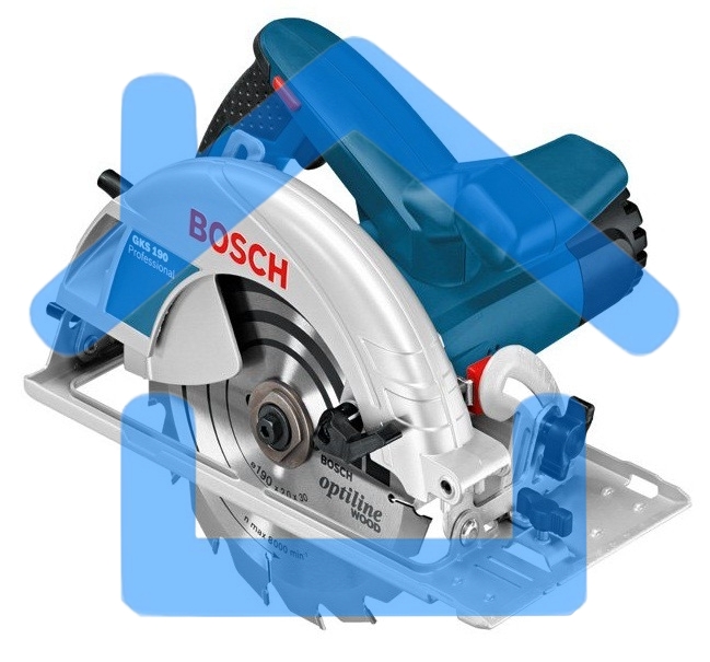 Пила дисковая Bosch GKS 190 0601623000 1200 Вт, 190х30мм, 66мм, 4,2кг, коробка
