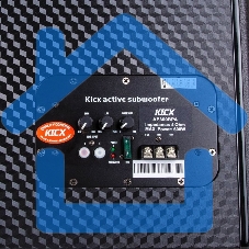 Сабвуфер автомобильный Kicx AP300BPA 300Вт активный (30см/12 Сабвуфер автомобильный Kicx AP300BPA 300Вт активный (30см/12
