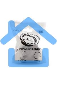 Переходник Gembird Переходник с вилки EU,UK в RU (A-AC-UKEU-001)