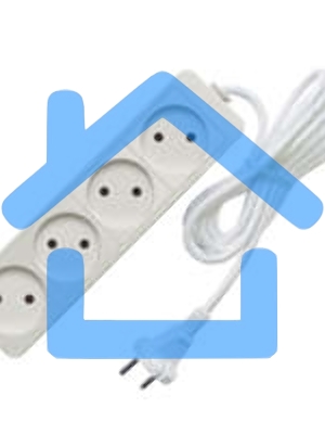 Удлинитель 4х1.5м без заземл. 10А IP20 2.2кВт Союз 481S-1401