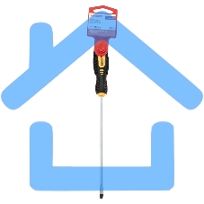 Отвертка шлицевая SL 4х150 мм, двухкомпонентная рукоятка Rexant