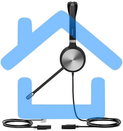 Гарнитура проводная Yealink YHS36 Mono