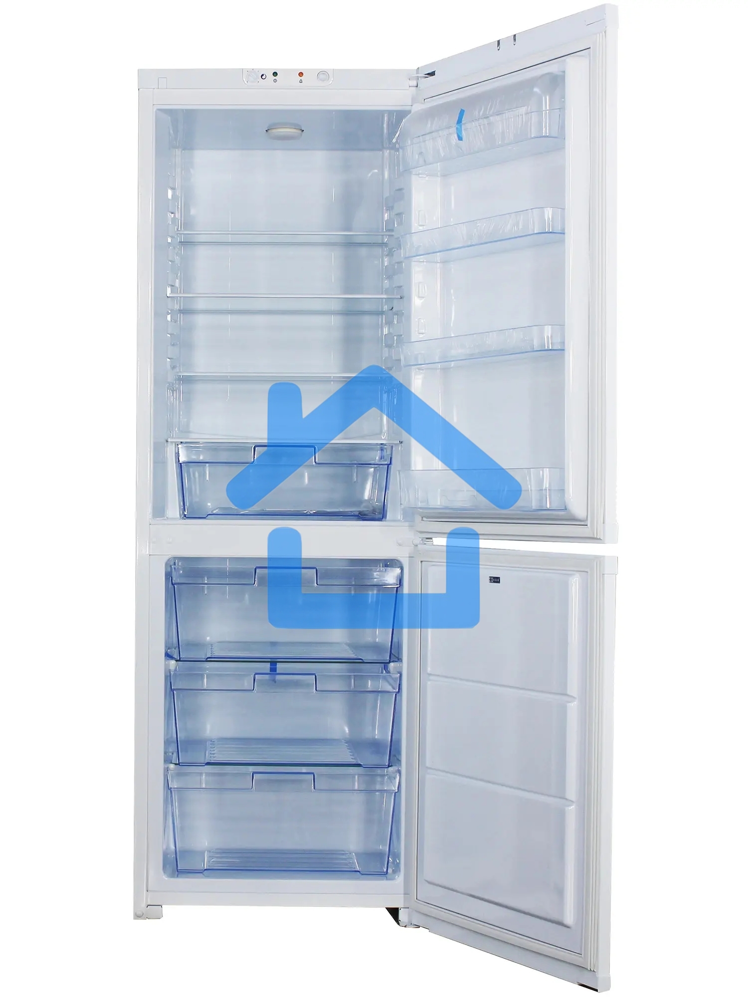 Холодильник ОРСК-173 B белый двухкамерный 200/120л морозилка снизу