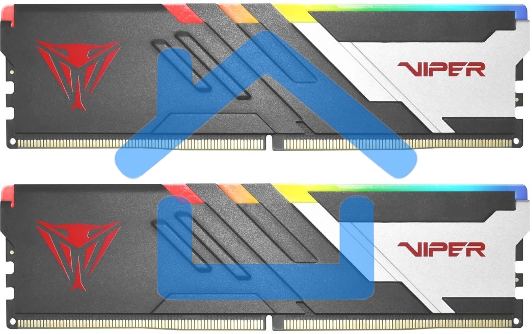 Оперативная память Patriot Viper Venom, DDR5, 32Gb (2x16Gb), 7400MHz, CL36, DIMM, с радиаторами, RGb, черный