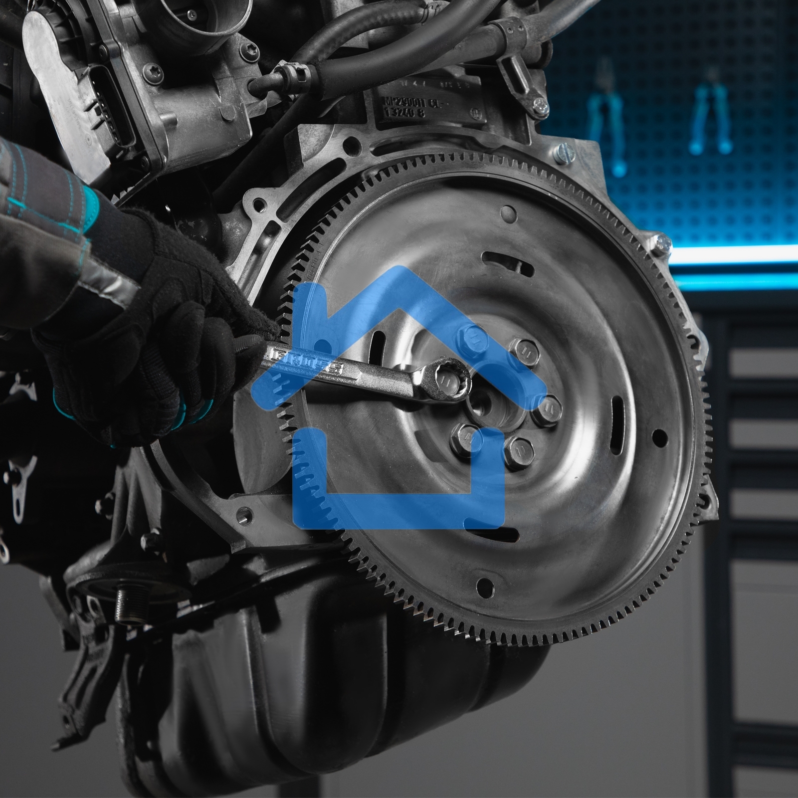 Набор инструментов 76 предметов, 120 зубьев, CrV1/4, 1/2