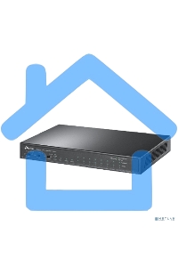 Настольный коммутатор TP-Link TL-SL1311P, 8 портов 10/100 Мбит/с с поддержкой PoE+, 2 гигабитных порта без поддержки PoE, 1 порт SFP, 802.3af/at, бюджет PoE — 65 Вт, стальной корпус