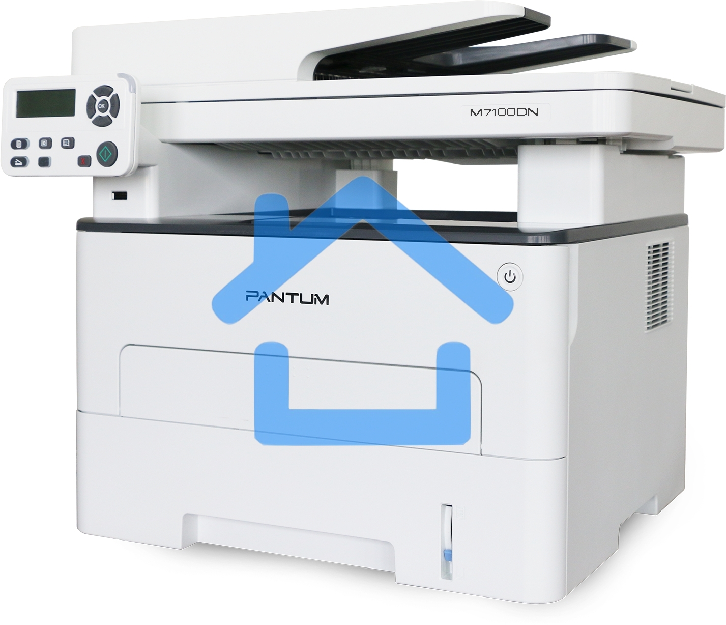 МФУ лазерное Pantum M7100DN, A4, ч/б, печ. до 33 стр/мин., скан. до 24 стр/мин., 1200x1200dpi, USB, RJ-45