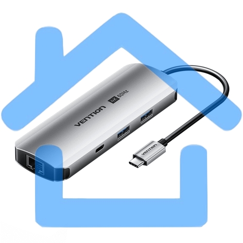 Мультифункциональный хаб Vention USB Type C 9 в 1