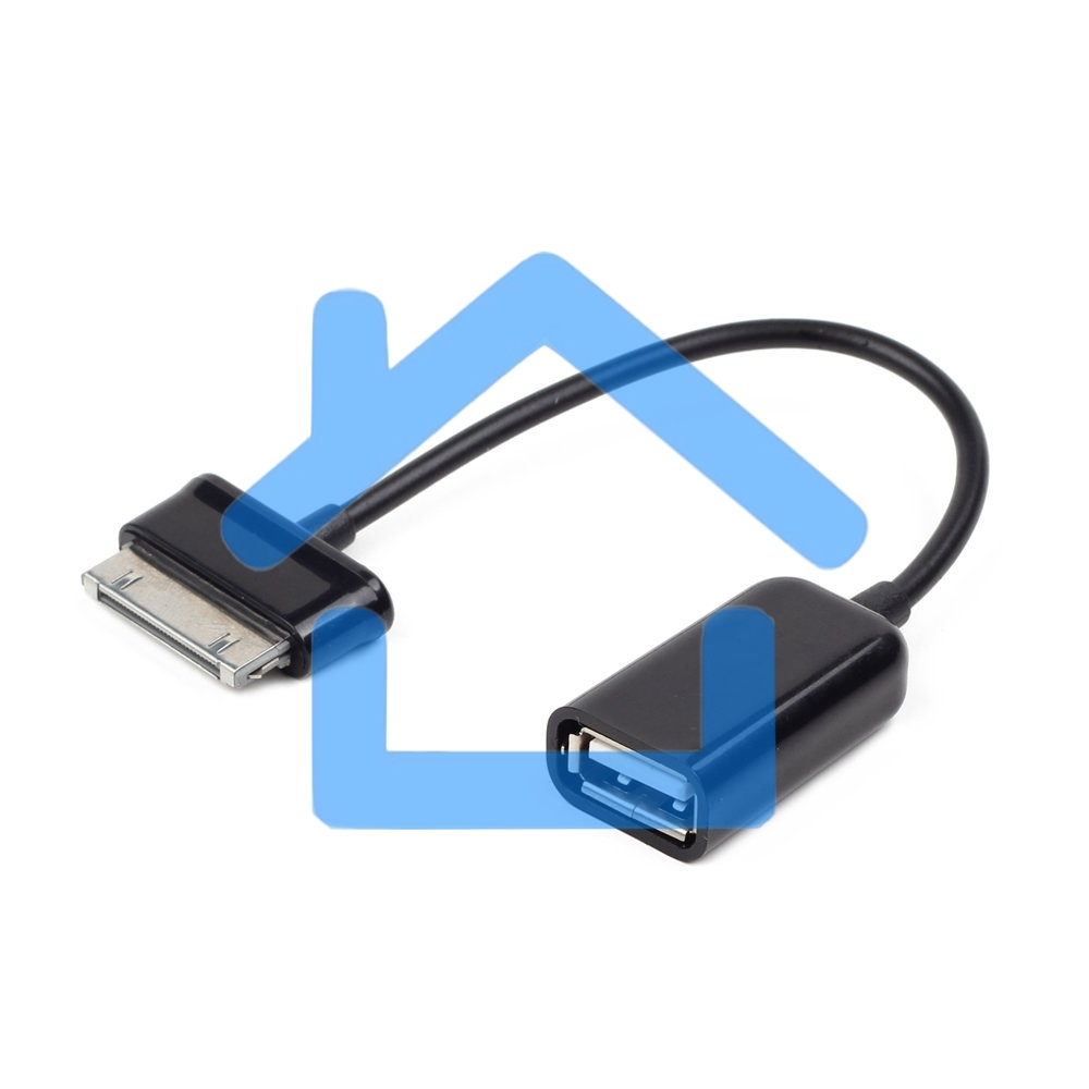 Кабель Gembird/Cablexpert A-OTG-AF30P-001 Кабель USB 2.0 OTG, USBAF/BM30pin, для планшетов Samsung, 0.15м, пакет