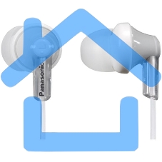 Наушники вкладыши Panasonic RP-HJE120 1.1м серебристый проводные в ушной раковине (RP-HJE120EES)