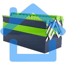 Ящик для инструмента Сибртех 430х200х200 мм, пять секций, металлический 90751