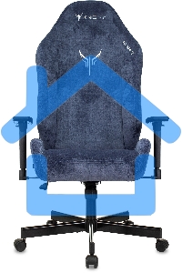 Кресло игровое Knight N1 Fabric синий Light-27 с подголов. крестовина металл