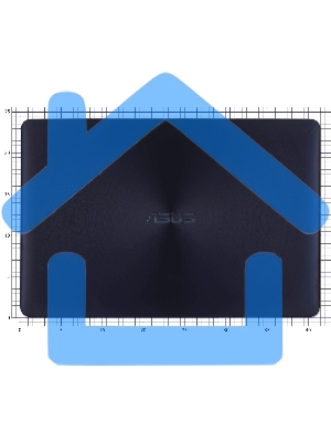 Крышка для Asus Zenbook UX550VD FHD с тачскрином синяя