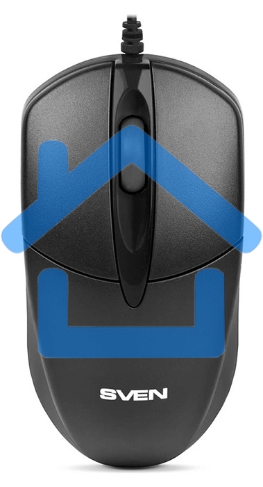 Мышь проводная SVEN RX-112 черный, 800 dpi, USB, кнопки - 3