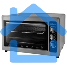 Жарочный шкаф Delta D-0123 серая с тэном повыш. мощности,1300 Вт,37 л,2 нагреват. эл, с термостатом