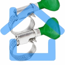 Хомут стальной червячный 20-32 с ключом W (Россия) Rexant 07-0620-1