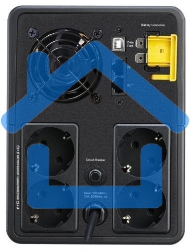 Источник бесперебойного питания APC Back-UPS BX2200MI-GR 1200Вт 2200ВА черный