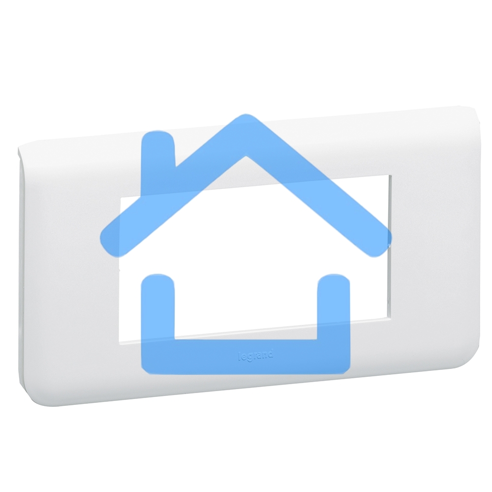 Рамка 4мод. Mosaic New бел. Leg 078814