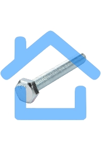 Болт шестигранный KRANZ DIN 933, 10х80, короб (10 шт./уп.)