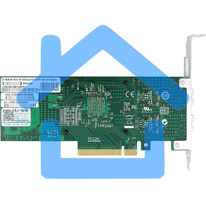 Сетевой адаптер PCIE 10Gb FIBER 2SFP+ LREC9812BF-2SFP+ LR-LINK