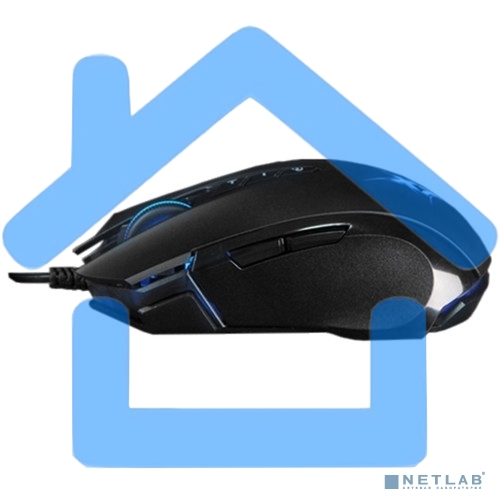 Мышь проводная A4Tech X89 черный, 2400 dpi, USB, кнопки - 8