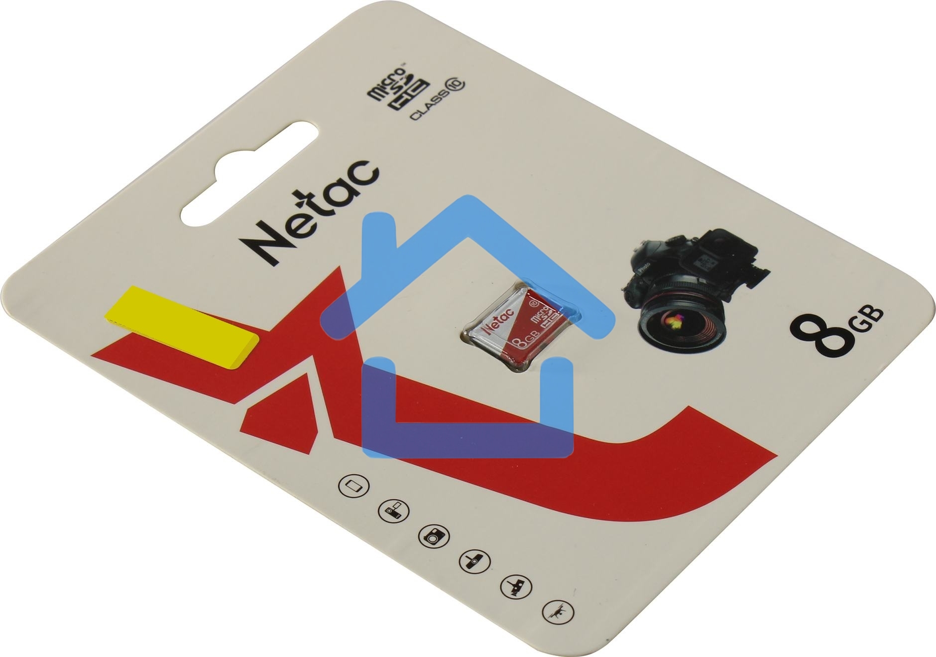 Карта памяти Netac P500 ECO MicroSDHC 8Gb C10 NT02P500ECO-008G-S