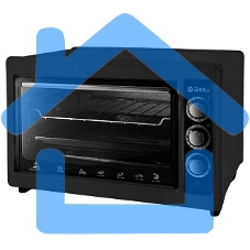 Духовка электрическая Delta D-0123 черная с тэном повыш мощности,1300 Вт, 37 л