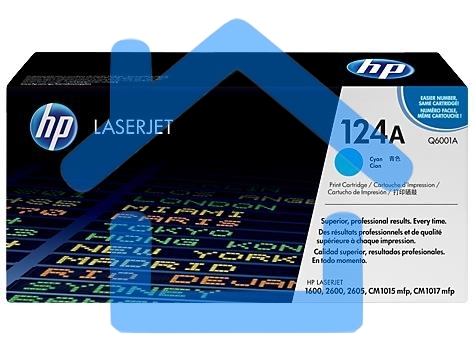 Картридж лазерный HP Q6001A голубой для Color LaserJet 2600 2000стр.