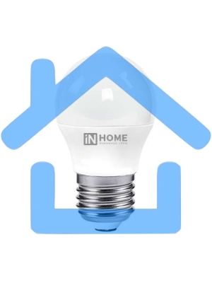 Лампа светодиодная LED-ШАР-VC 8Вт 230В E27 4000К 720лм IN HOME 4690612020570
