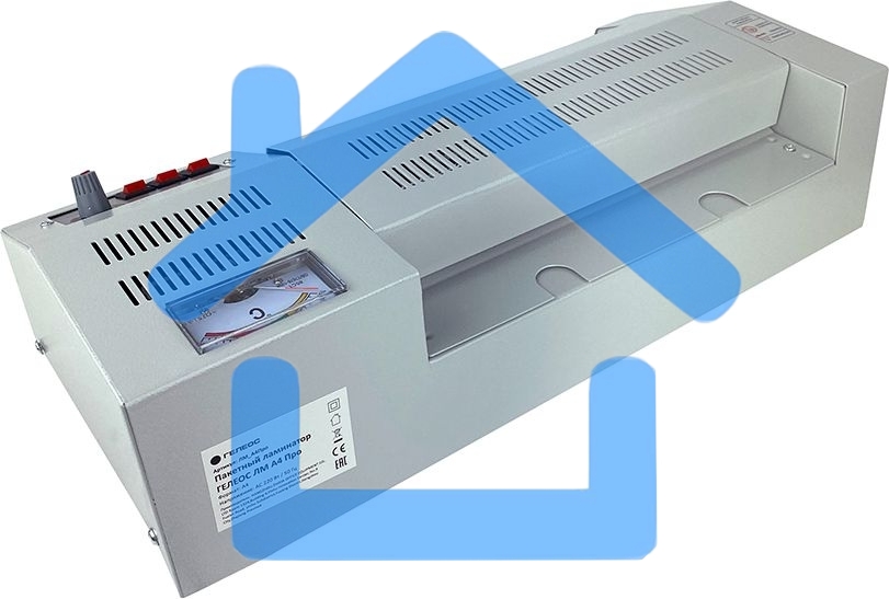 Ламинатор ГЕЛЕОС ЛМ A4 Про, А4, 2х250 (пленка 60-250мкм), 620 мм/мин, 4 вала, реверс, металл. корпус, мах толщина 2мм