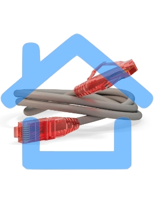 Патч-корд Hyperline U/­UTP, Cat.5e, LSZH, 3 м, серый 