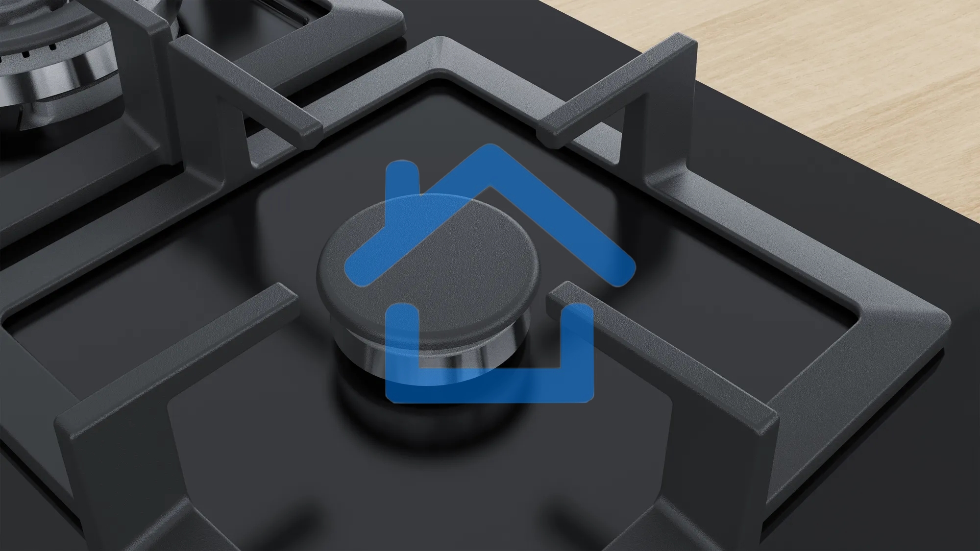 Газовая варочная панель Bosch PPQ7A6B20 черный