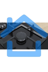 Газовая варочная панель Bosch PPQ7A6B20 черный