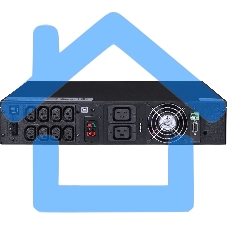 Источник бесперебойного питания Powercom Next, On-Line, 2000VA/2000W, Rack/Tower, 8*IEC320-C13 + 2*C19, LCD, Serial+USB, SmartSlot, подкл. доп. Батарей (2027228)