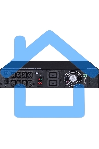 Источник бесперебойного питания Powercom Next, On-Line, 2000VA/2000W, Rack/Tower, 8*IEC320-C13 + 2*C19, LCD, Serial+USB, SmartSlot, подкл. доп. Батарей (2027228)