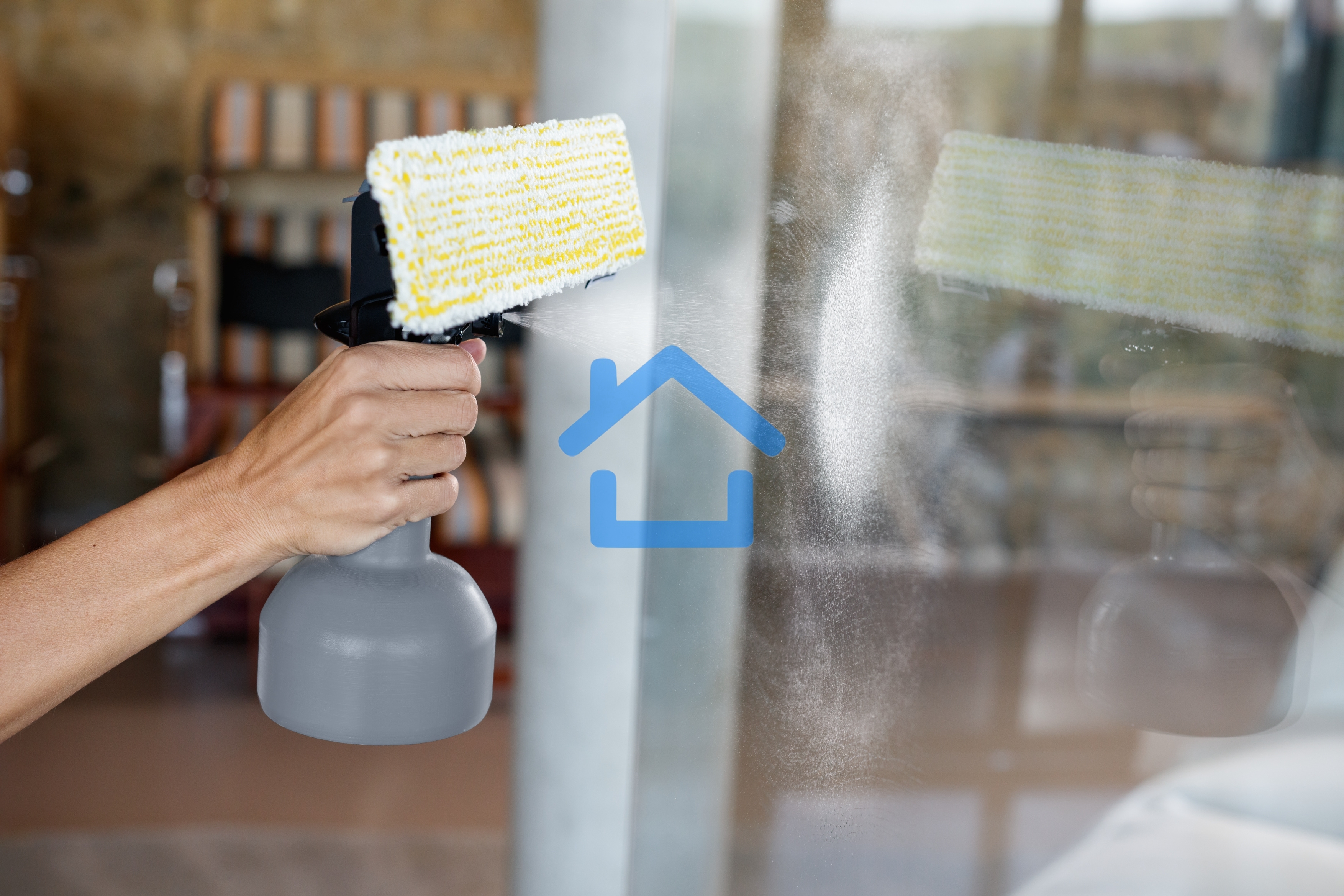 Стеклоочиститель Karcher WVP 10 шир.скреб.:280мм пит.:от аккум. серый/желтый