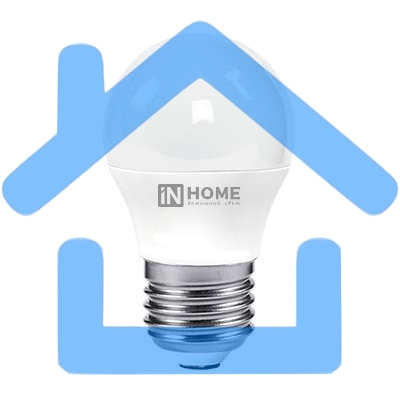 Лампа светодиодная IN HOME 4690612020600 LED-ШАР-VC 11 Вт 230В E27 3000К 1050 лм