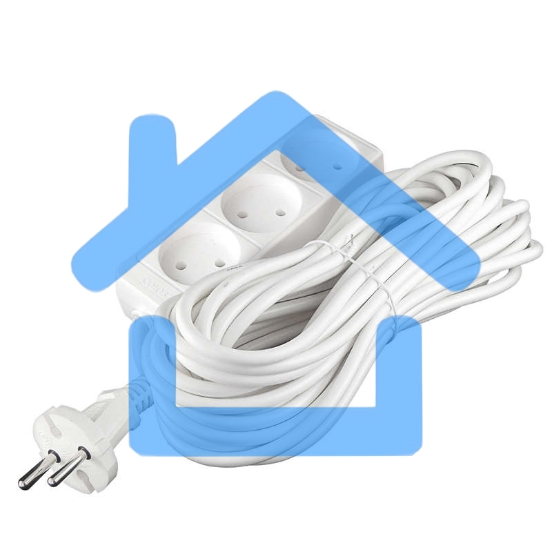 Удлинитель 3х10м без заземл. 10А IP20 2.2кВт Союз 481S-1310