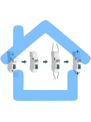 Заглушка клем. пломбир. для ВА-101 нов. SchE 18107DEK