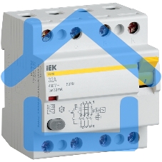 Выключатель дифференциального тока (УЗО) 4п 80А 300мА тип AC ВД1-63 ИЭК MDV10-4-080-300