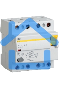 Выключатель дифференциального тока (УЗО) 4п 80А 300мА тип AC ВД1-63 ИЭК MDV10-4-080-300