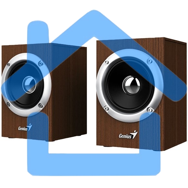 Акустическая система GENIUS SP-HF280 wooden USB Проводной пульт регулировки громкости для легкого управления