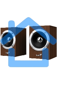 Акустическая система GENIUS SP-HF280 wooden USB Проводной пульт регулировки громкости для легкого управления