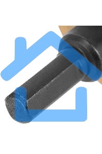 Коронка по металлу Denzel HSS, 50 мм, нитридтитановое покрытие