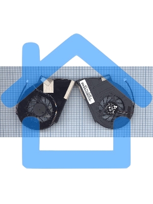 Вентилятор (кулер) для ноутбука Toshiba Qosimio X500 X505 P500 P500D P505 P505D VER-3 (с крышкой)