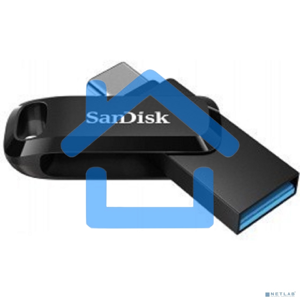 Флешка USB R/W 64Gb SanDisk Ultra Dual Drive Go, USB 3.1 - USB Type-C Black