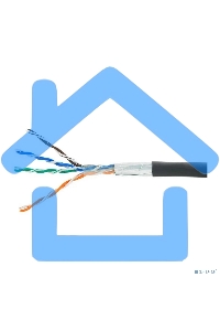 Кабель Cablexpert Россия FPC-5051E-4-CU, FTP indoor 4x2x0.51, медный, кат.5e, однож., 305м, box, серый