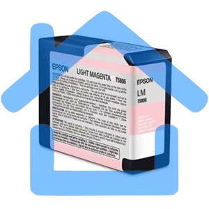 Картридж струйный Epson C13T580B00 светло-пурпурный (80ml)