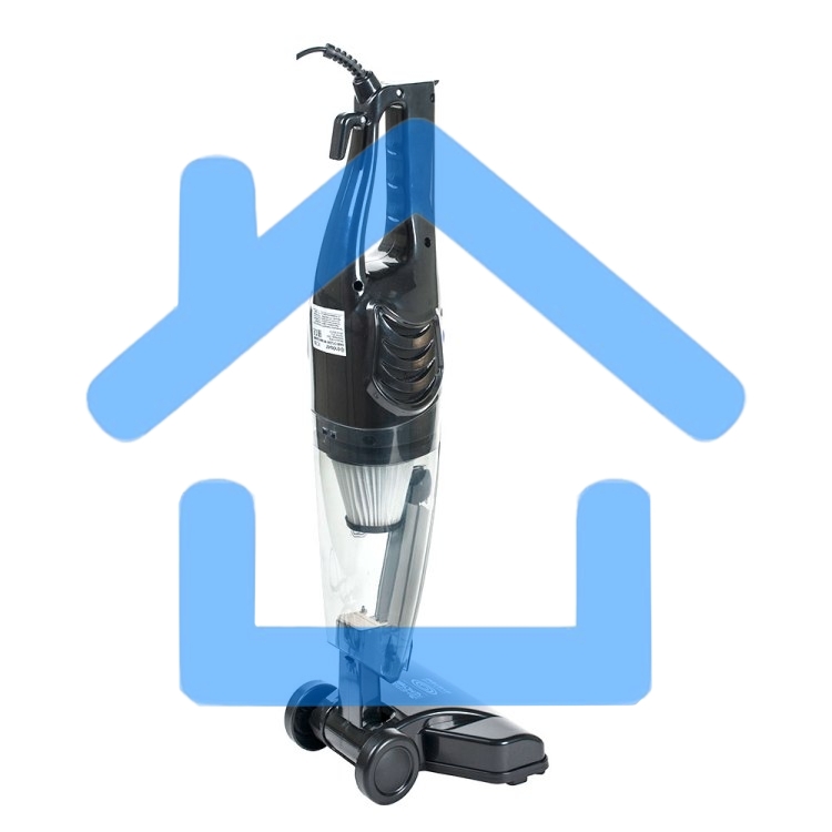 Пылесос вертикальный Endever VC-286 серый, питание от сети, 100 Вт, уборка сухая, пылесборник 1.9 л