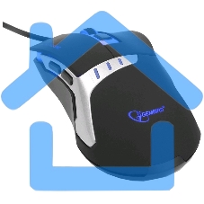 Мышь проводная Gembird MG-520 черный, 3200 dpi, USB, кнопки - 6